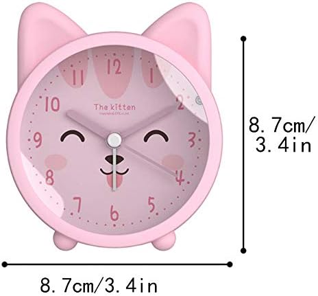 3 Inch Cartoon Animal Silent Alarm Clock
