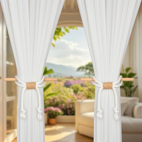 SUQ I OME Boho Curtain Tiebacks 2 Pcs