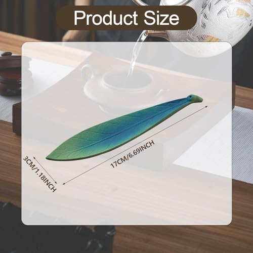 Leaf Shaped Ceramic Ash Tray for Home Office