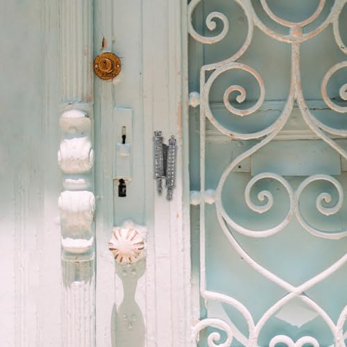 Cabilock Mezuzah Scroll Metal Door Ornament