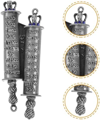 Cabilock Mezuzah Scroll Metal Door Ornament