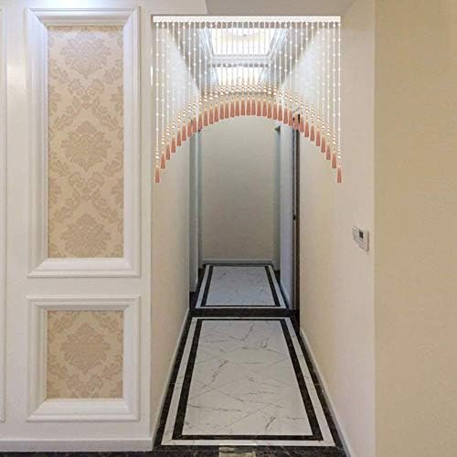 Crystal Beaded Curtain for Doorway Passage Decor 135x100CM
