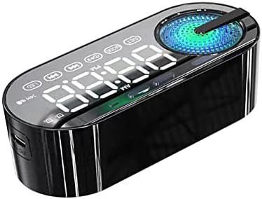 Bluetooth Speaker with Mirror Display and Dual Alarm Mode