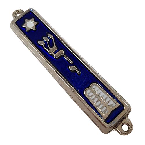 Set of 3 Jerusalem Mezuzah Cases with Scroll Star of David Design