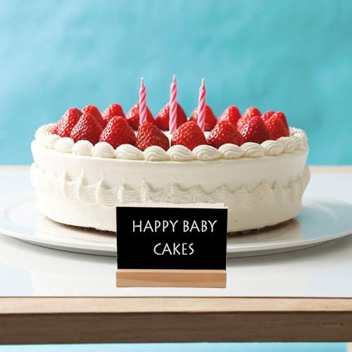 4x3 Inch Mini Chalkboards 10 Pcs Double Sided Signs