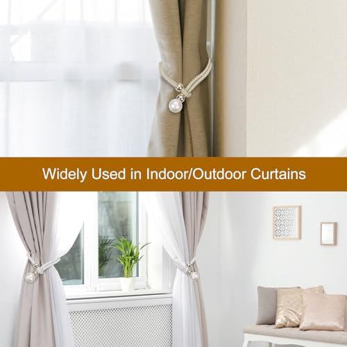 Uxcell Curtain Tieback 2 Pack Coffee Polyester Holdback