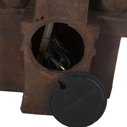 EMOBACO 3725 High Outdoor Water Feature with LED Light