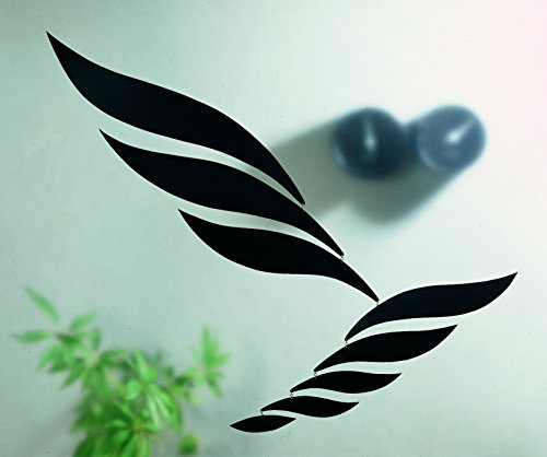 Black Rhythm Hanging Mobile - 29 Inches - Aluminum