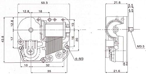 Pursuestar Wind Up Music Box Movement 18 Note Gold