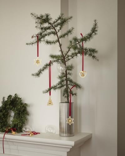 Georg Jensen 30th Anniversary Christmas Mobile in Gold Plated Stainless Steel