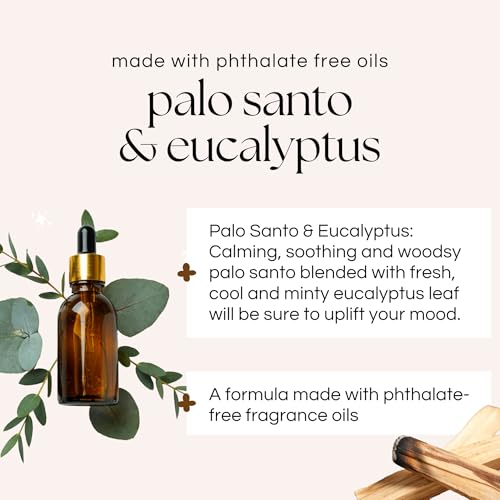 Hily Candles Car Diffuser Palo Santo Eucalyptus 2 Pack