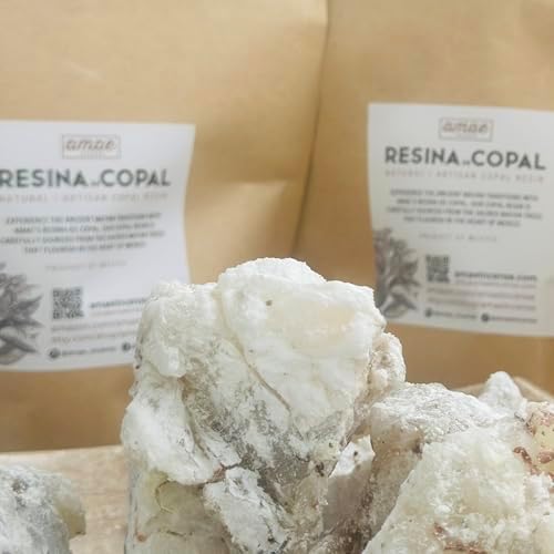 Amae Copal Incense 100 Pure Natural Organic White Mayan Rocks 35 Ounces