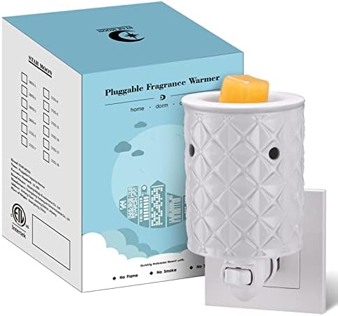 STAR MOON Ceramic Wax Melt Warmer with Night Light