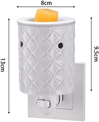 STAR MOON Ceramic Wax Melt Warmer with Night Light