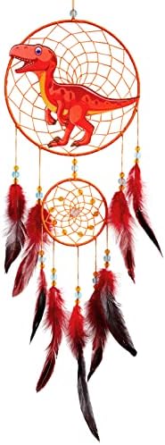 Basumee Dinosaur Dream Catcher for Kids Wall Hanging