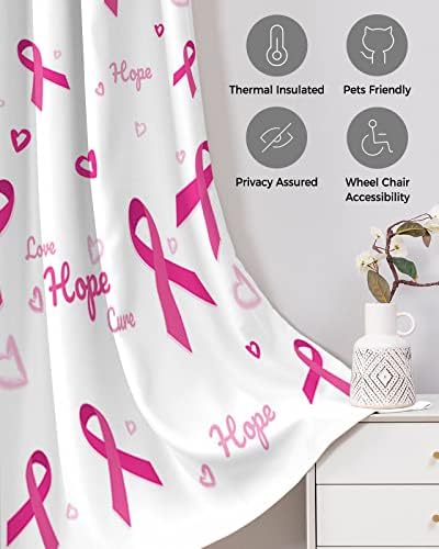 Love Hope Doorway Curtains - 42x84 Blackout Panels