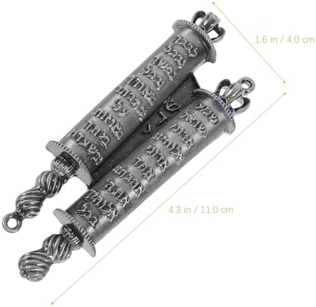 Cabilock Mezuzah Scroll Metal Door Ornament