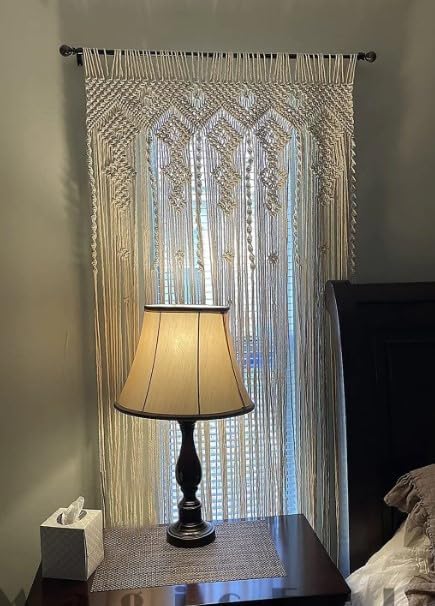 Bohemian Macrame Door Curtain Wall Hanging