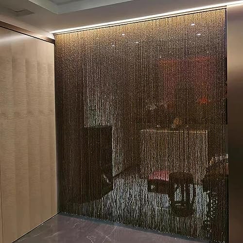 Wcxixo Bamboo Beaded Door Curtain Handmade Decorative Panel