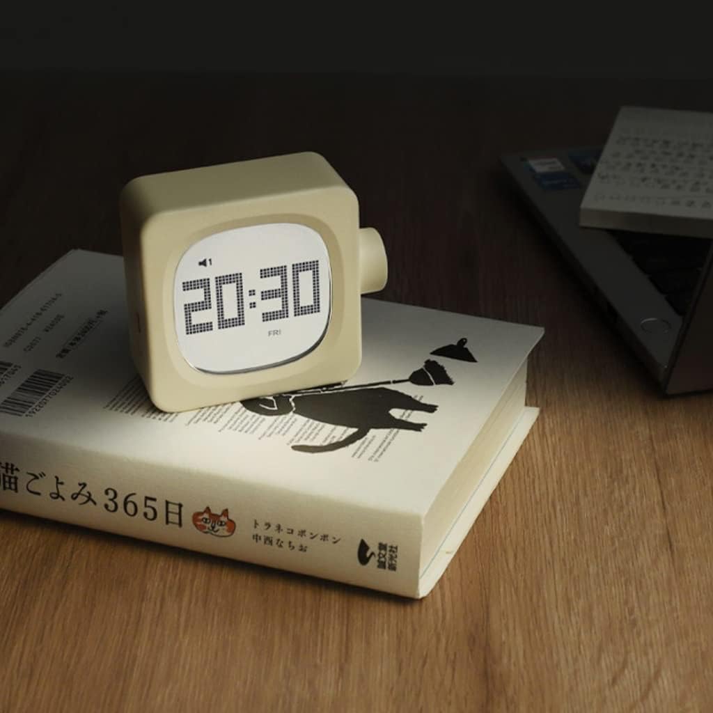 GaRcan Double Alarm Clock with Snooze and Smart Light