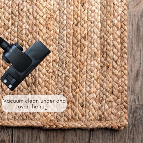 FRELISH DECOR Handwoven Jute Area Rug 25x6 Feet