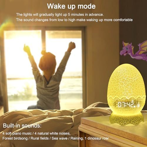 Egg Shape Night Light with Touch Control and Bluetooth Speaker