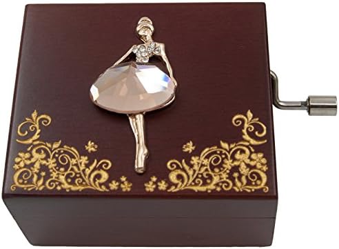 Mini Handcrank Music Box Tune of Fur Elise Ballerine