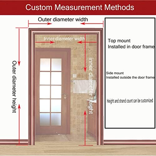 Beaded Curtain Bamboo Door Curtain 35 Strand