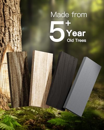 Amada Corner Floating Shelves Set of 4 Brown