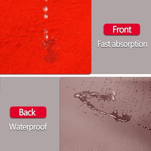 SefowiLif 1000 GSM Extra Thick Red Carpet Runner 3x10ft