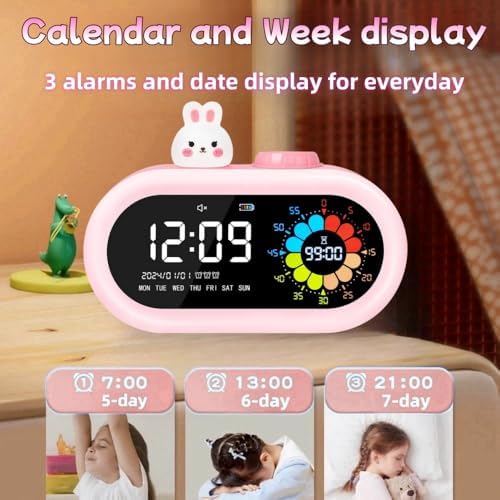 Desk Digital Clock with Countdown Timer for Kids