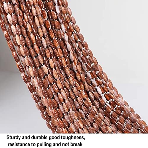 EMYJAY Brown Beaded Door Curtain 70x200cm