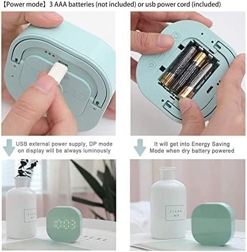 SKUZA Digital Alarm Clock with Temperature Countdown Timer