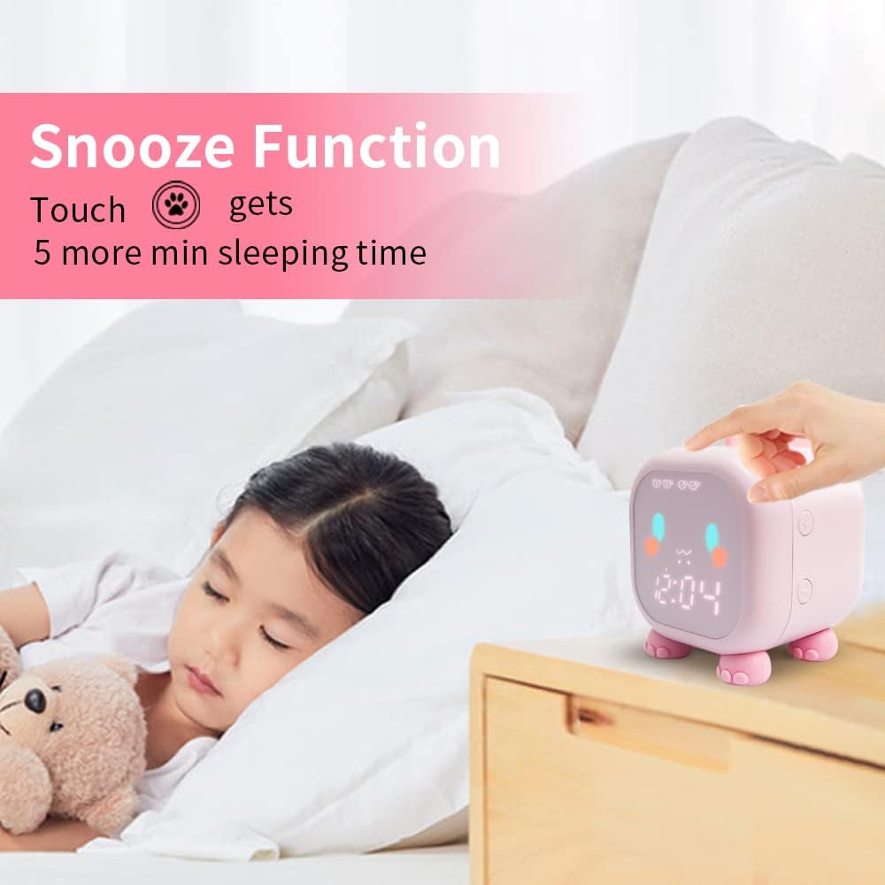 Cute Dinosaur Alarm Clock for Kids Bedroom