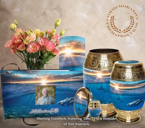 Divine Dolphins Cremation Urn for Ashes