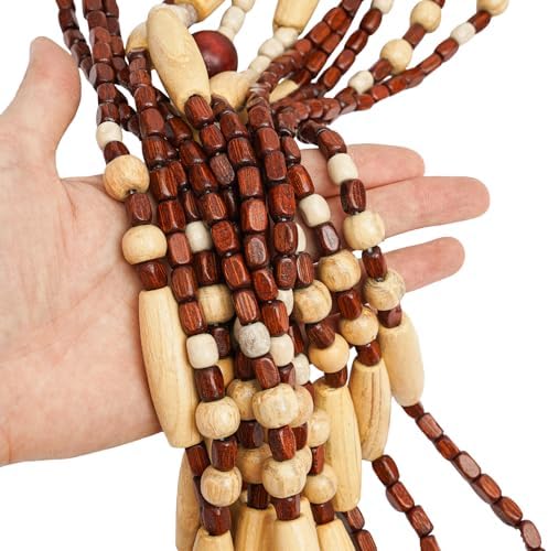 Handmade Wood Bamboo Door Bead Curtain Decor