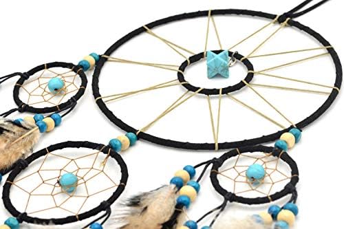 Urdeoms Large Black Dream Catcher Wall Decor