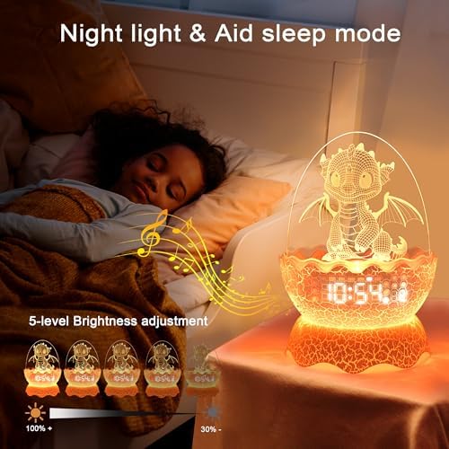 Egg Shape Night Light with Touch Control and Bluetooth Speaker