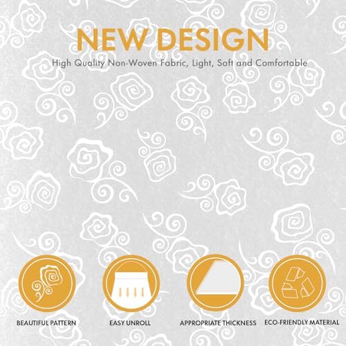 HEALON White Wedding Aisle Runner 3x50Feet Rose