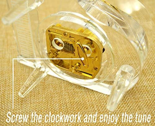 Piano Music Box Crystal Song Fur Elise Romantic Valentine Gift