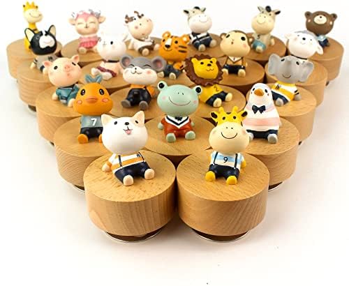 SOFTALK Penguin Wooden Musical Box - You Are My Sunshine