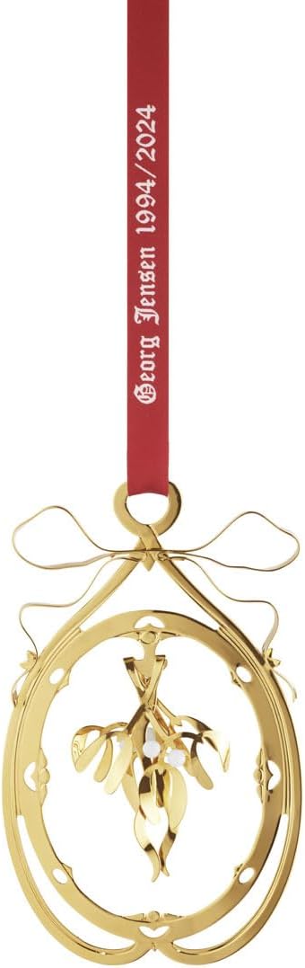 Georg Jensen 30th Anniversary Christmas Mobile in Gold Plated Stainless Steel