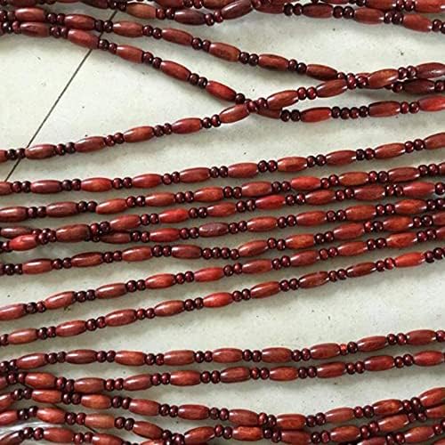 Wood Beaded Curtain for Doorway and Room Decorations