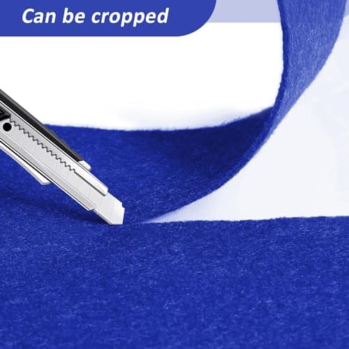 Blue Carpet Runner for Party 25x15ft 120GSM Aisle Decor