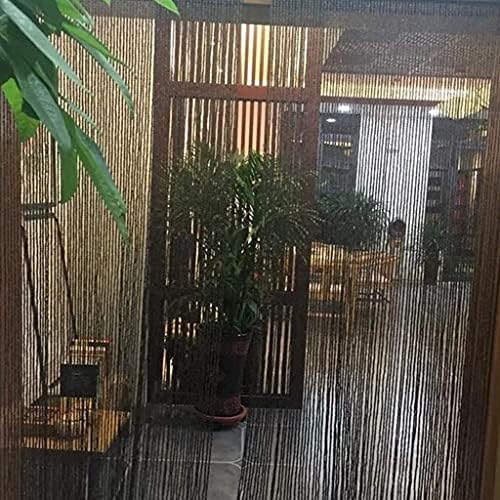 ZHOUXIAO Wood Bead Curtain for Doorways and Closets