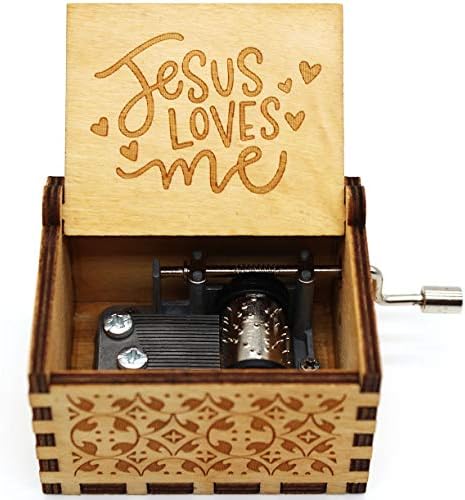 Ukebobo Wooden Music Box - Jesus Loves Me