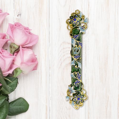 MrMrKura Mezuzah Scroll Door Ornament Dark Green