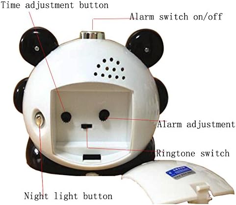 Fancy Pumpkin Panda Wake Up Night Light Alarm Clock