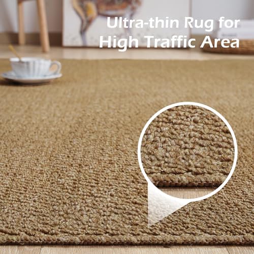 Softlife 2x3 ft Entryway Door Mat Brown
