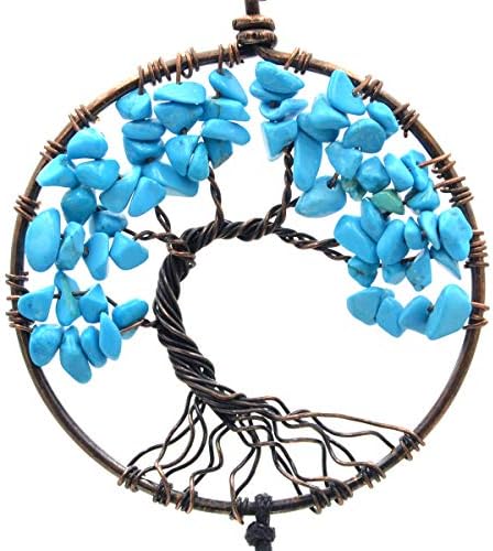 Urdeoms Blue Tree of Life Dream Catcher Wall Decor